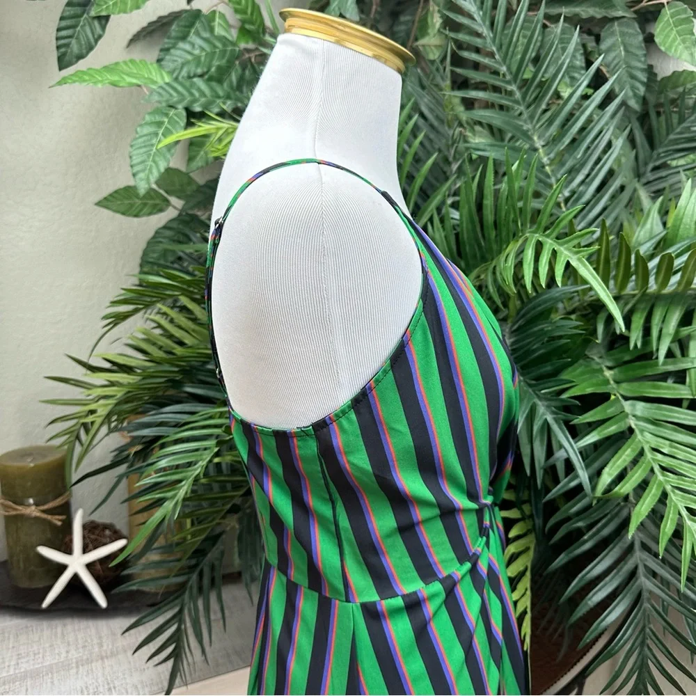 PRETTY LITTLE THING - Size 2 Spaghetti Strap Silky Feel Dress - Picture 9 of 15